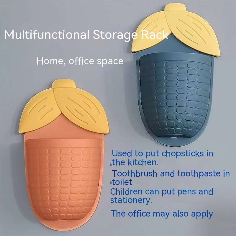 Giá Gắn Tường Hình Bắp Sáng Tạo Để Đựng Đũa Và Đũa Tiện Dụng