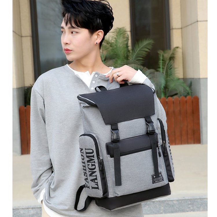 Mẫu Balo Unisex Siêu Rộng KAKAPO BL041, Chống Nước, Laptop 15.6inch, Đi Học, Đi Du Lịch Rất Tiện Ích