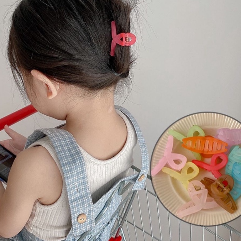 Kẹp / Cột / Cặp Tóc Nhựa Màu Sắc Dễ Thương Xinh Xắn Cho Bé Gái #KẸPTÓC