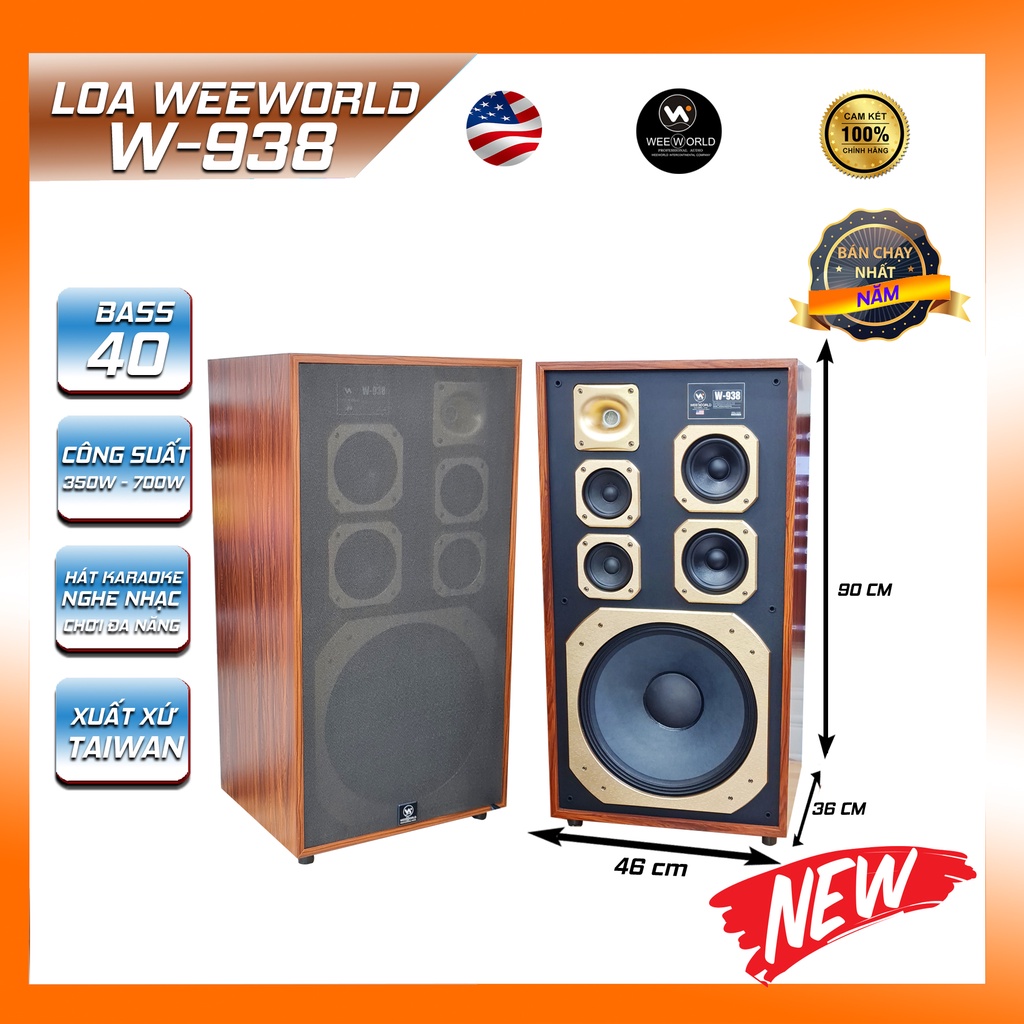 Loa Weeworld W938 Pro - bass 40