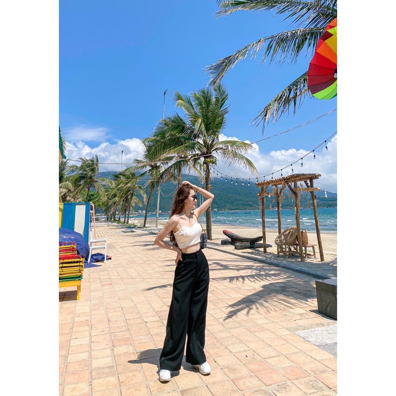 Quần suông đen ❤️FREESHIP ❤️(ảnh thật/sẵn)