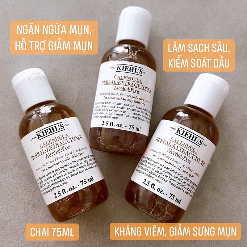 TONER HOA CÚC KIEHL'S CALENDULA HERBAL EXTRACT 75ml