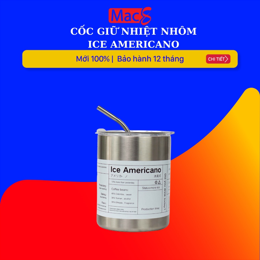 Cốc giữ nhiệt nhôm Ice Americano