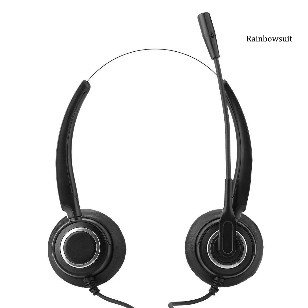 Tai Nghe Chụp Tai RB H500D 2.5mm/Dual 3.5mm/RJ9/USB Giúp Loại Bỏ Tiếng Ồn