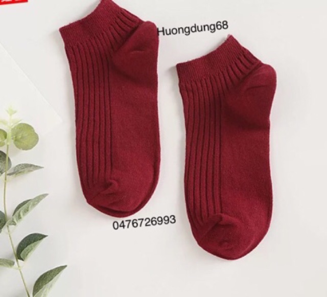 Tất nữ vintage 𝑭𝒓𝒆𝒆𝒔𝒉𝒊𝒑Tất Nữ Cổ Ngắn Cotton Sợi Xuất Hàn Hàng Loại Đẹp.