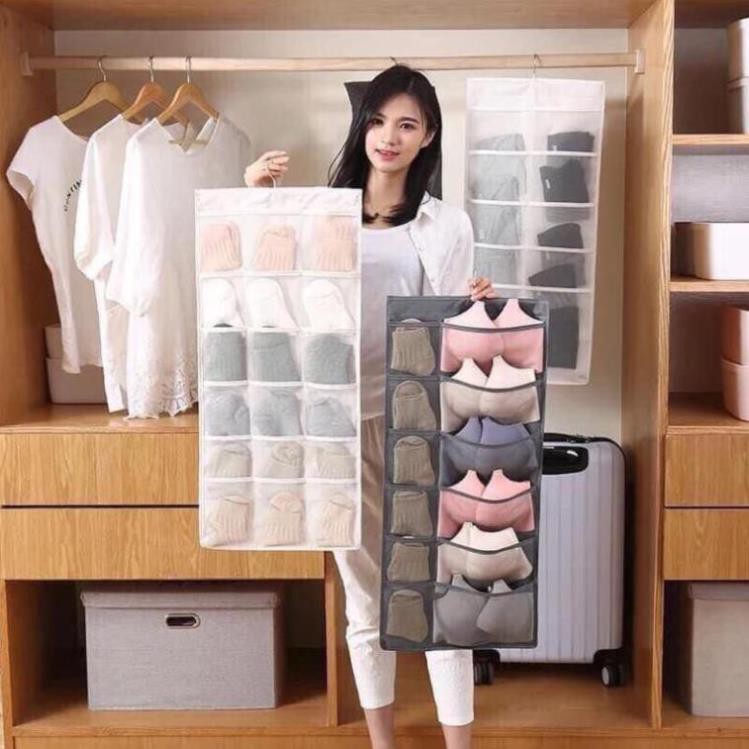 Túi 30 Ngăn 2 Mặt Treo Tủ - Treo Tường