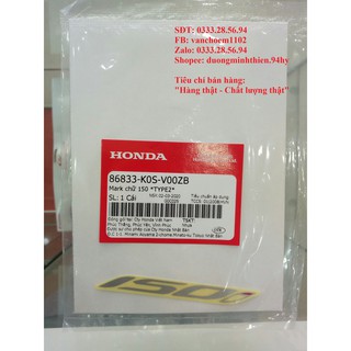 Tem chữ 150i SH 2020 1 đôi