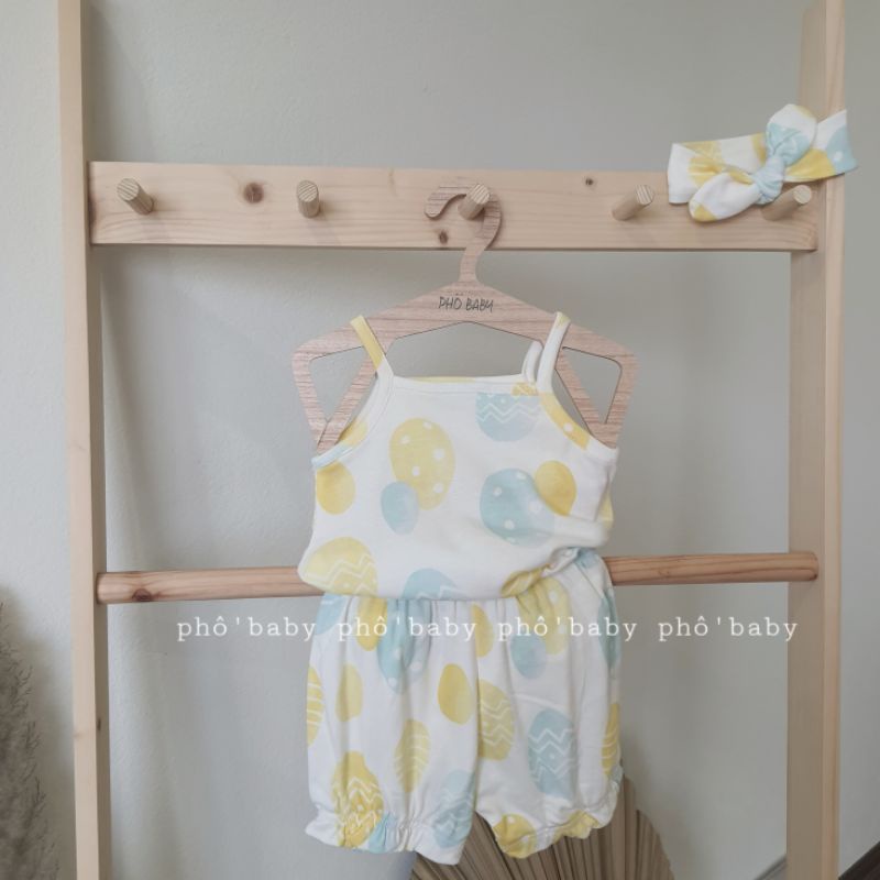 Bộ 2 dây bé gái dễ thương mềm mát