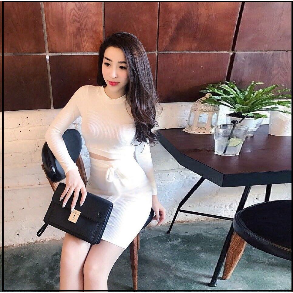 Set Chân Váy Kèm áo CRT tay dài | BigBuy360 - bigbuy360.vn