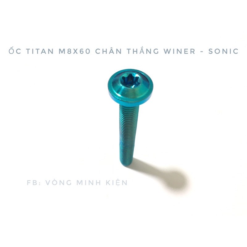 (GR5 XỊN) Ốc titan 8li6 (m8x60) chân thắng winer sonic