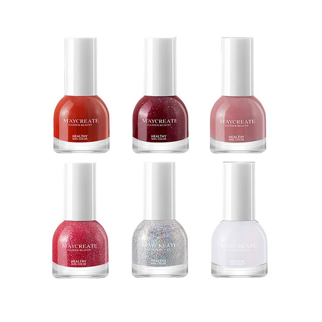 Sơn móng tay Maycreate Water Based Nail Color Mẫu Mới Tròn 10ml