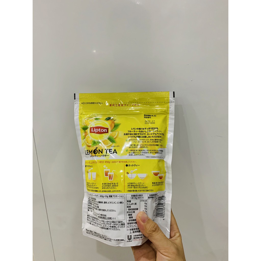 Trà Lipton Lemon tea Nhật Bản gói 450g