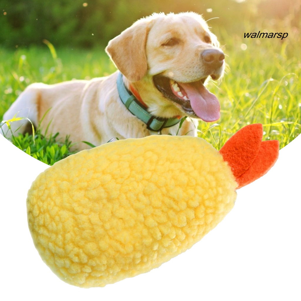 Đồ Chơi Nhồi Bông Hình Con Tôm Làm Sạch Răng Cho Thú Cưng Dễ Thương