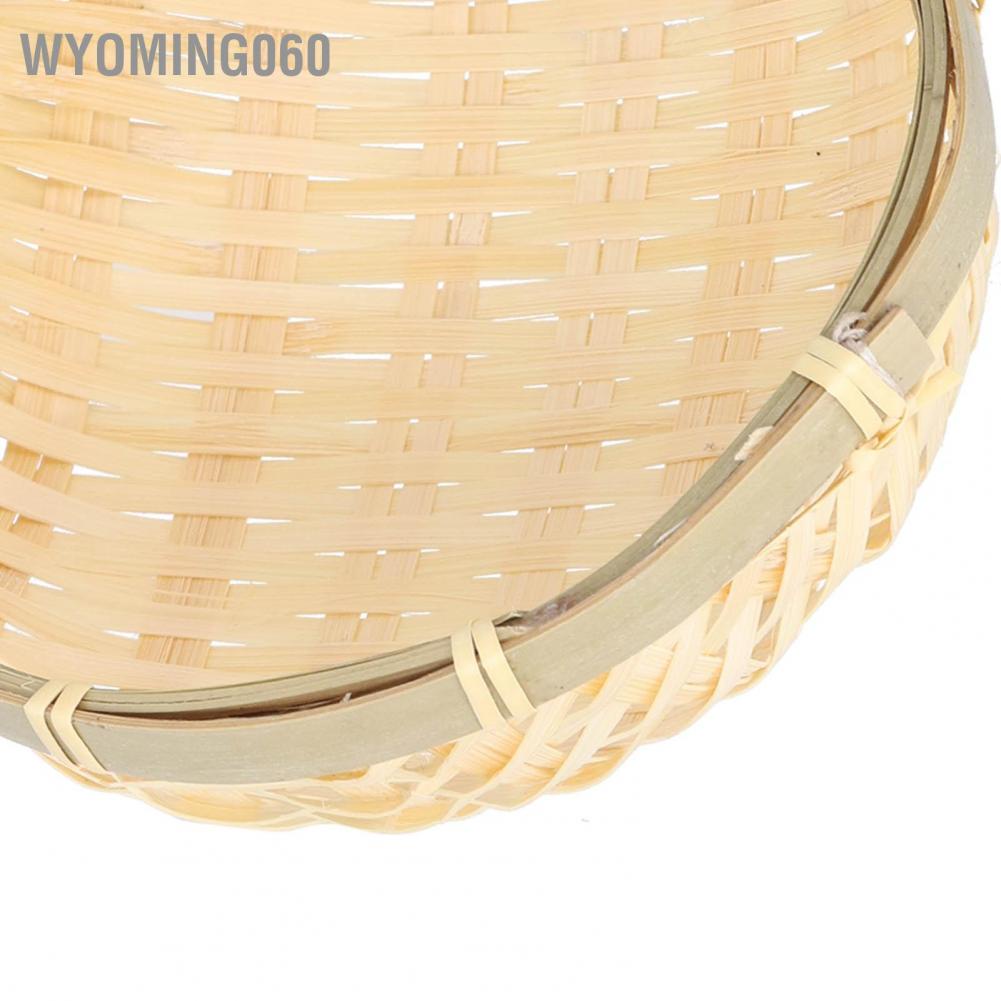 Giỏ đựng trái cây bằng tre đan mini đa chức năng Khay phục vụ chắc chắn cho phòng khách nhà bếp