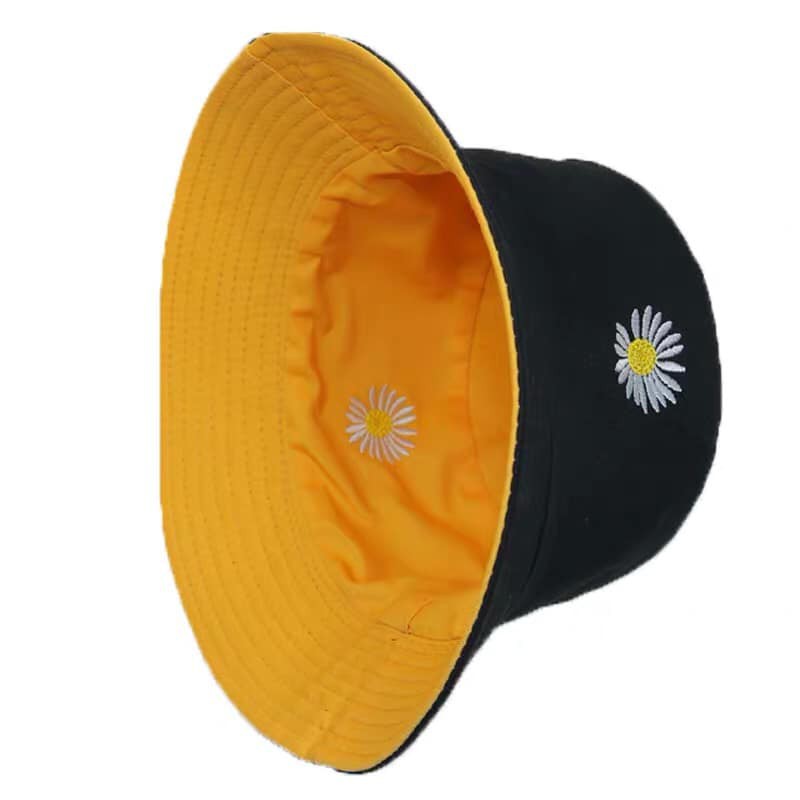 Mũ bucket 2 mặt cúc họa mi