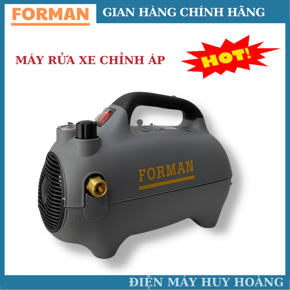 Máy Xịt Rửa Xe Chỉnh Áp Forman FM300 - 2000W  [Chính Hãng](Bảo hành 12 tháng)