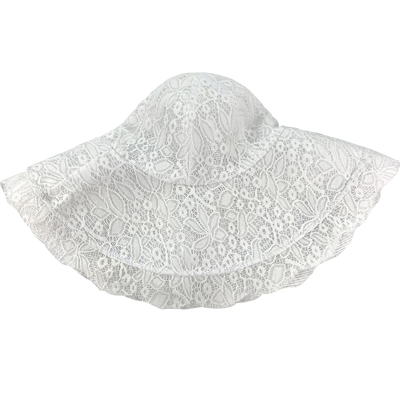 Nón Tai Bèo Phối Lưới Mỏng Vành Rộng Thời Trang Xinh Xắn Cho Nữ