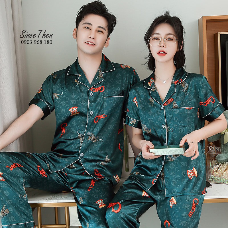 Đồ ngủ đôi tphcm, Đồ ngủ đôi đẹp lụa cao cấp, hàng có sẵn - Since Then