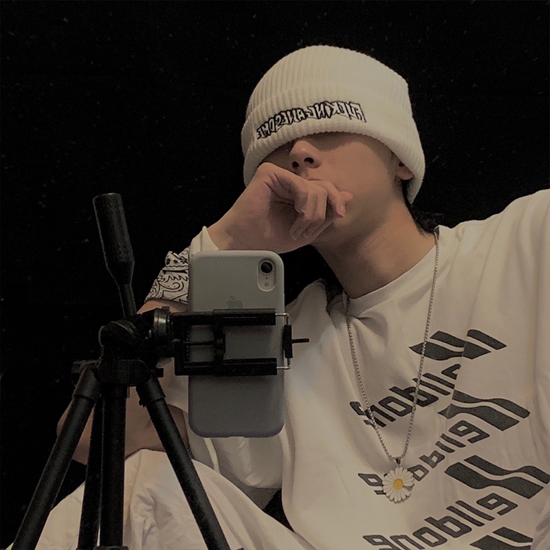 Nón len thêu chữ thời trang phong cách hip hop