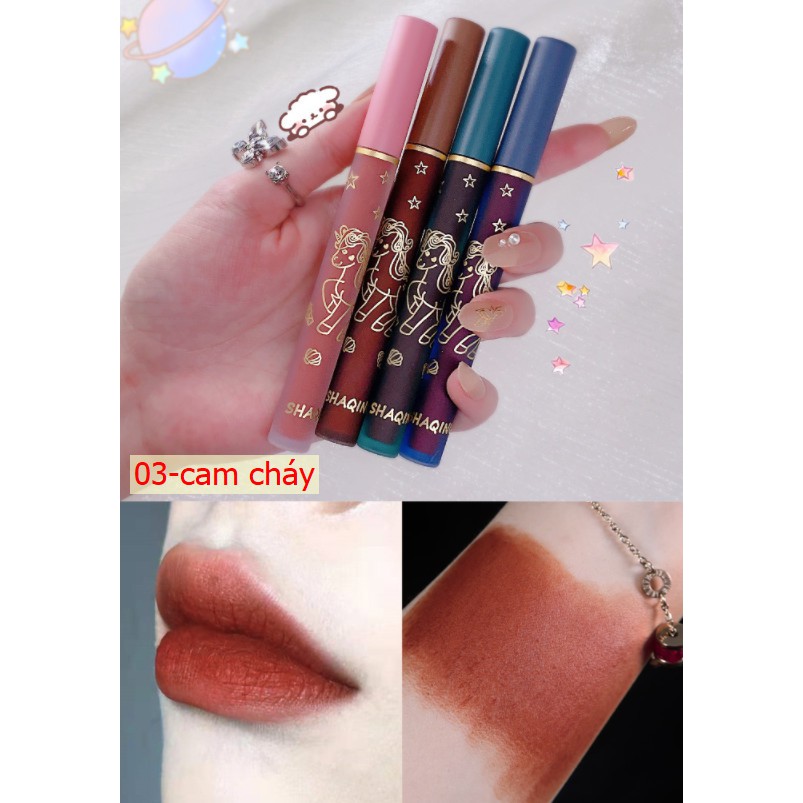 Son Kem lì THIÊN MÃ SHAQINUO S804 matte lipstick nội địa auth nịnh môi tôn da chống trôi sỉ tốt - GIÁ GỐC 12