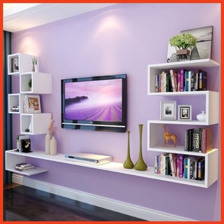 Kệ Ti Vi Trang Trí Treo Tường gỗ lõi xanh nhập khẩu giá tốt