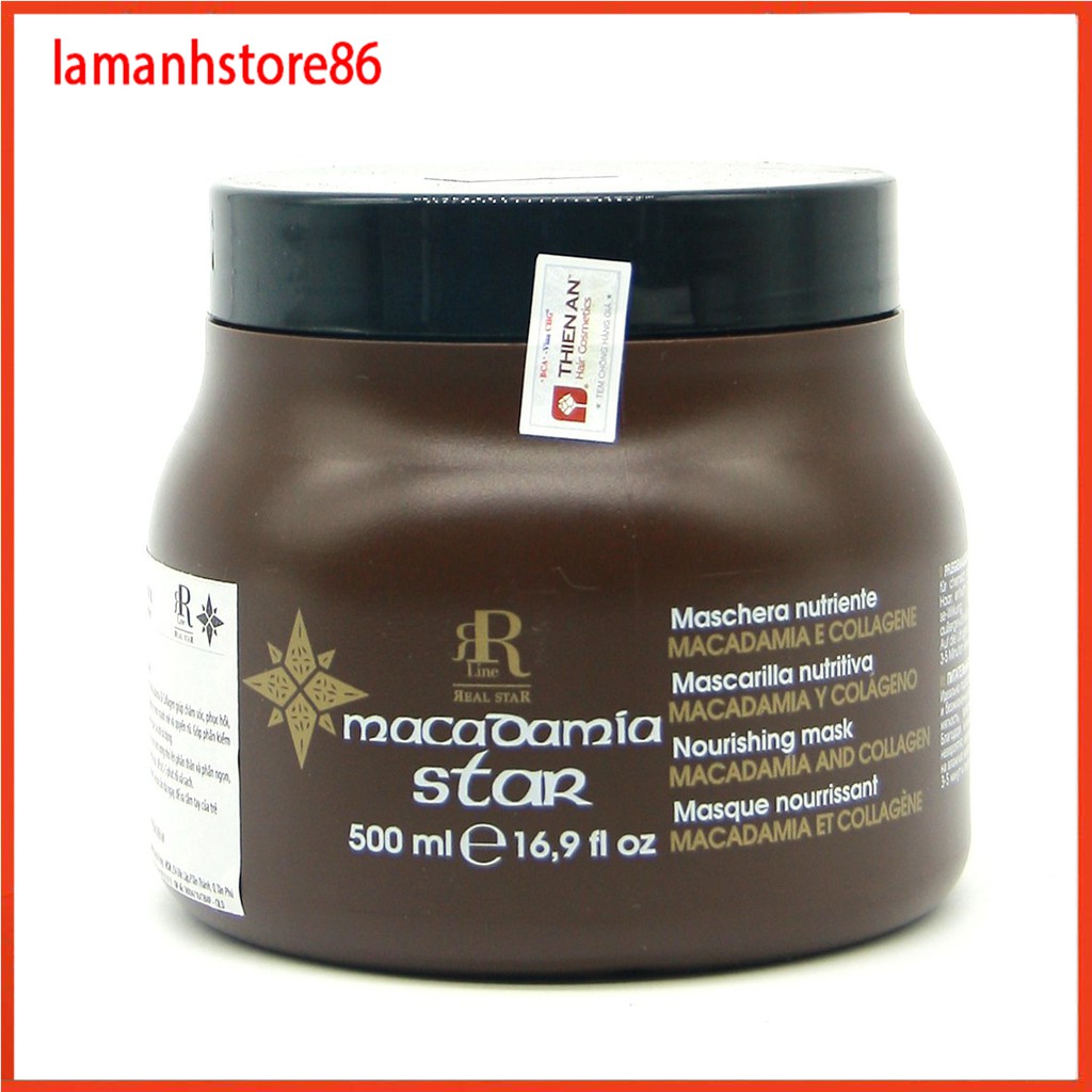 DẦU HẤP Ủ PHỤC HỒI TÁI TẠO TÓC MACADAMIA STAR 500ML