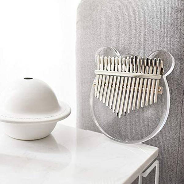 [Trọn bộ 6 phụ kiện] Đàn kalimba trong suốt 17 phím hình gấu tổng hợp PA001-17KT Tonic hàng chính hãng