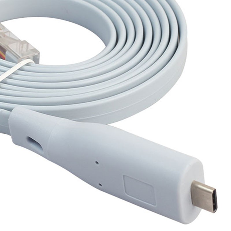 New Stock Type C USB C to RJ45 Console Cable for Windows 8/7 Vista MAC Linux