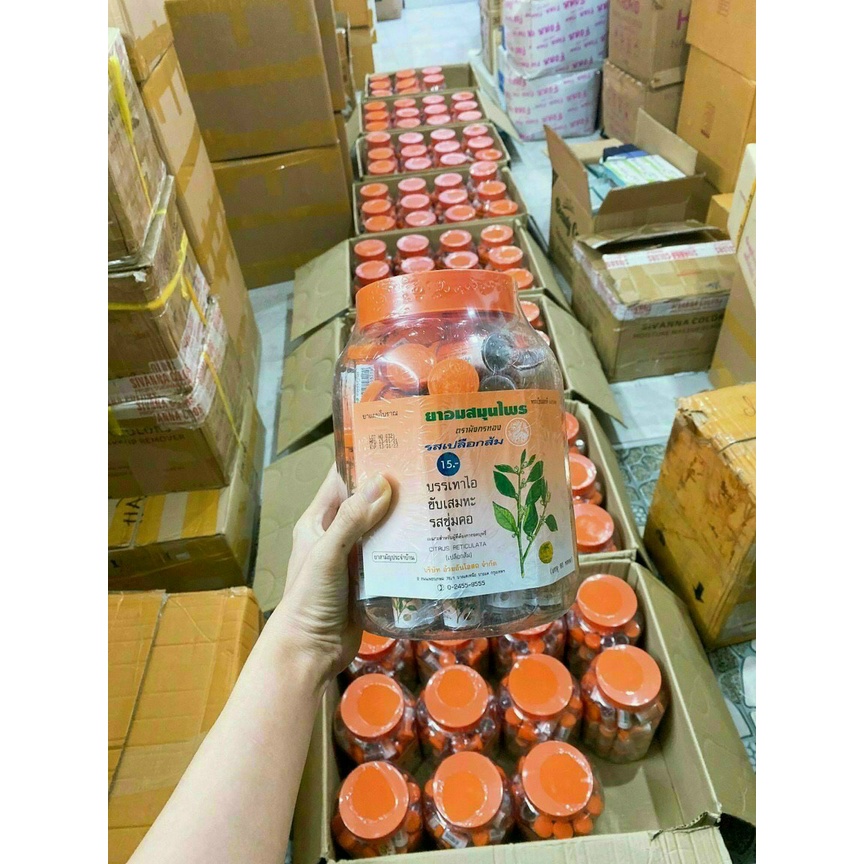 Kẹo ngậm ho cam thảo, thảo dược Thái Lan 100 viên siêu hiệu quả