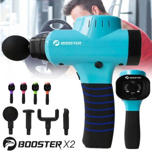 Massage gun cầm tay dòng cao cấp Booster X2 - 100W