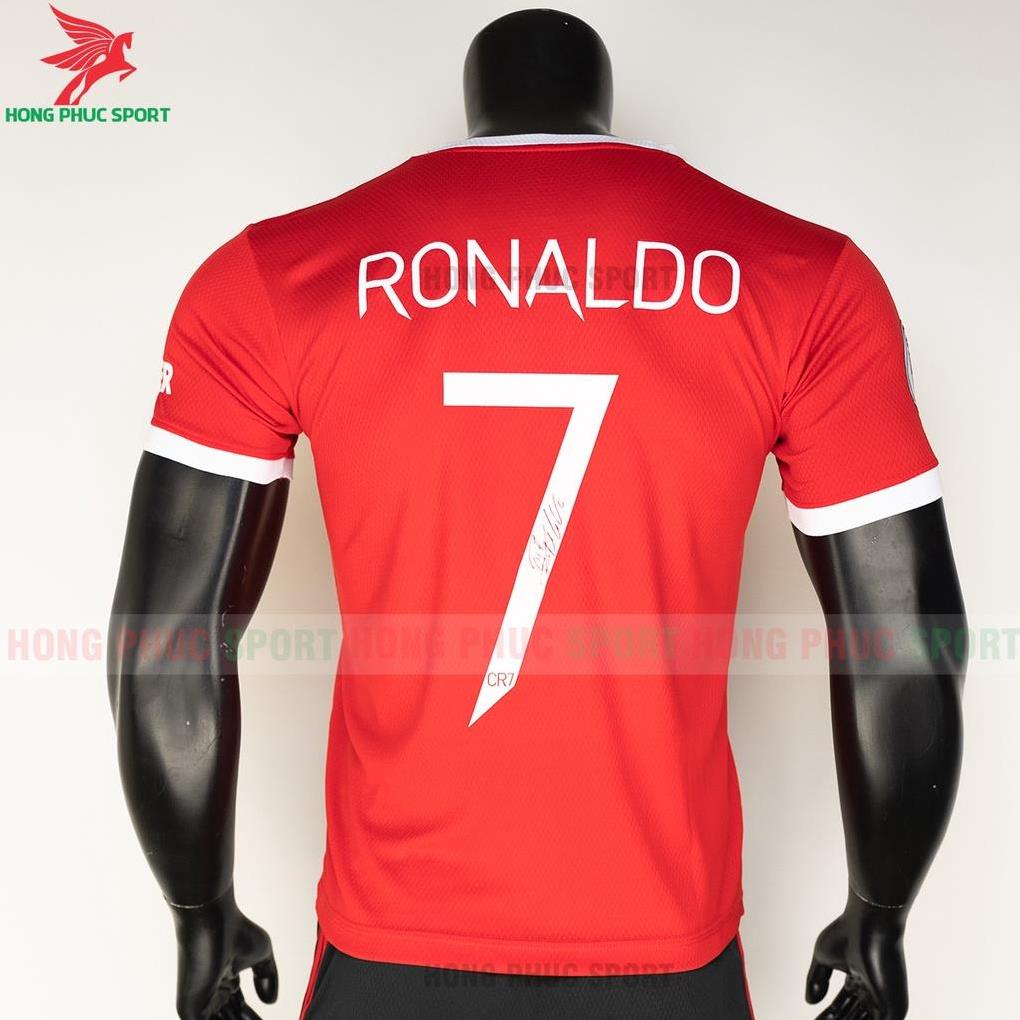 BỘ QUẦN ÁO BÓNG ĐÁ CLB MU - ÁO IN SẴN TÊN CÓ CHỮ KÝ KỶ NIỆM RONALDO VỀ MU - HÀNG THÁI SIZE CHÂU ÂU 🥇 -