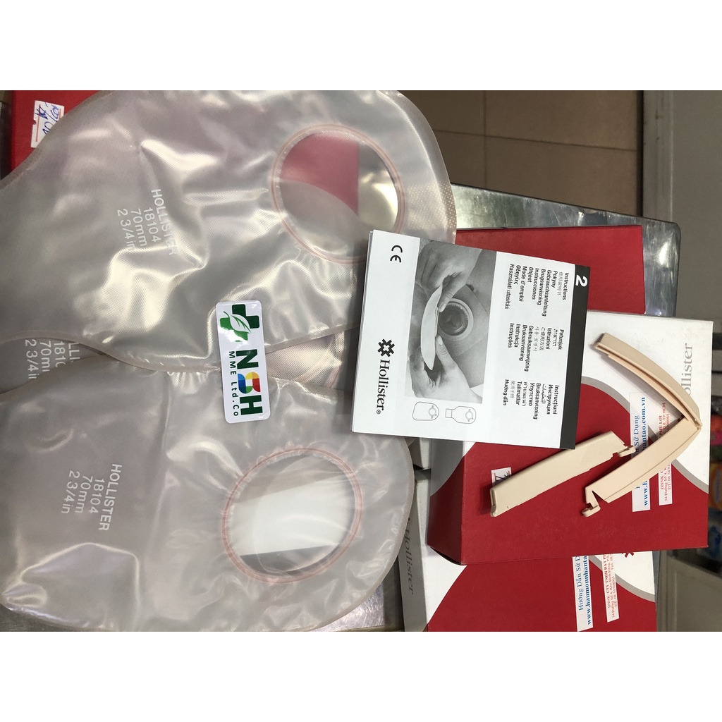 ❤Túi hậu môn nhân tạo hai mảnh HOLLISTER túi chứa phân hậu môn nhân tạo hai mảnh HOLLISTER 18102 18103 18104