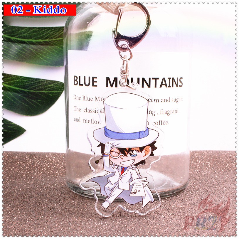 Móc chìa khóa acrylic hình nhân vật hoạt hình trong phim Detective Conan