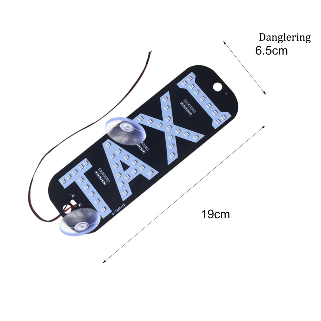 Đèn led chữ TAXi độc đáo gắn biển số xe hơi