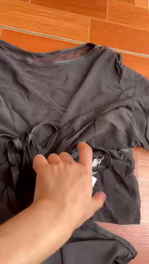 (Hàng QCCC đủ size 45-66kg) Bikini áo tắm 2 mảnh dài tay phối ren đen sexy phối chữ cá tính có size đại | BigBuy360 - bigbuy360.vn