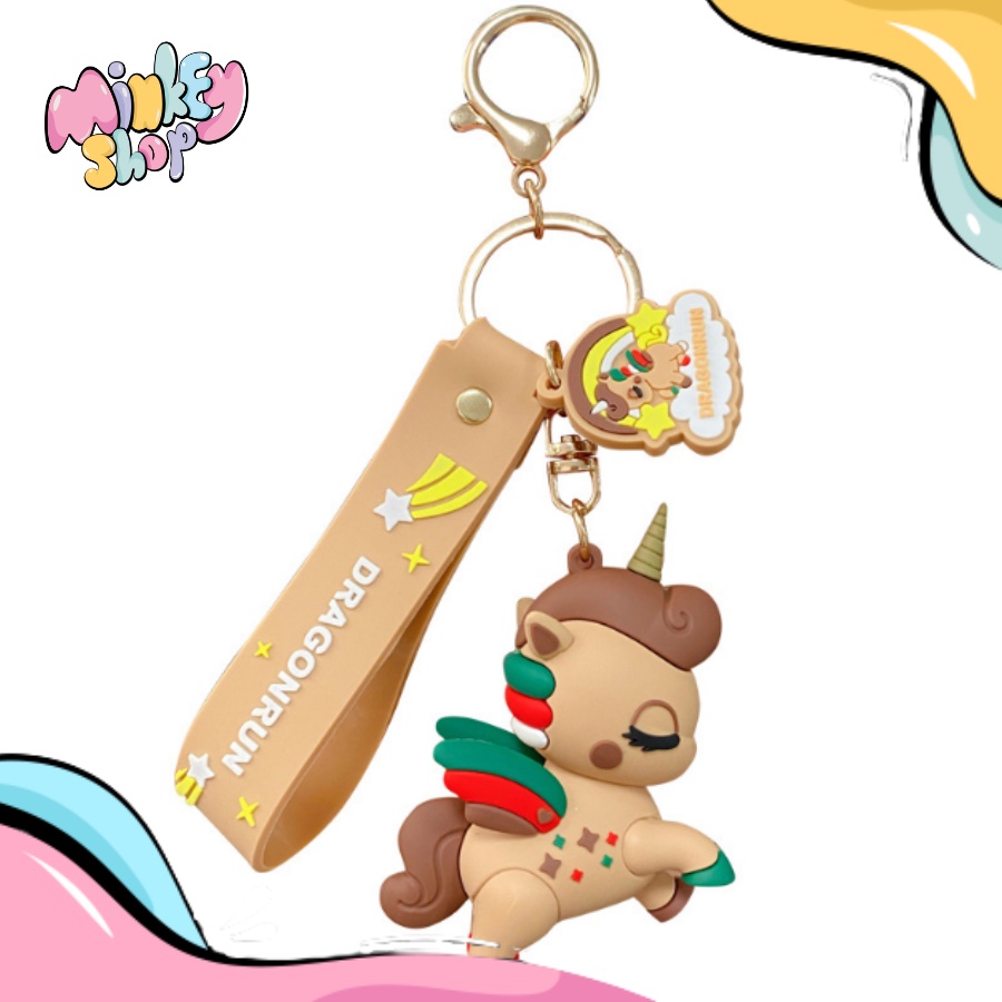 Móc Khóa Đẹp Hình Kì Lân DRAGONRUN Cute ,phụ kiện Túi Xách dễ thương -Minkey