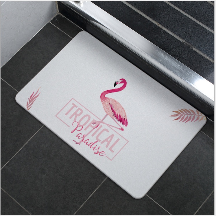 Thảm đá lau chân thấm hút tốt, chống trơn trượt