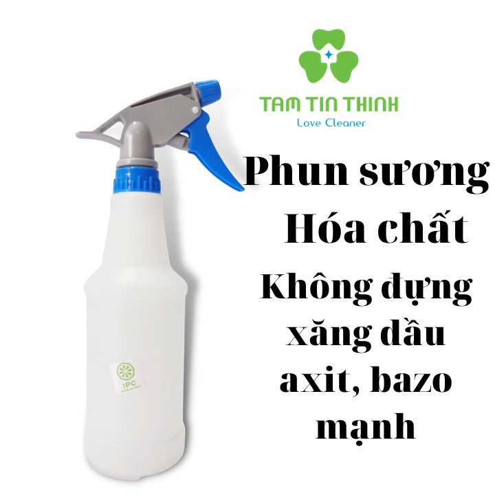 Bình xịt phun sương 500ml ipc chai xịt phun sương nhỏ gọn, nhẹ nhàng, phun mịn, bình rỗng