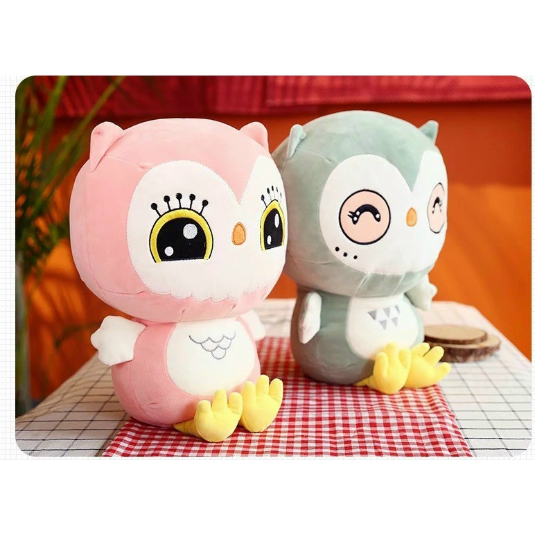 Bộ chăn gối hình chim cú 2in1 tiện lợi sử dụng đi làm văn phòng, đi du lịch