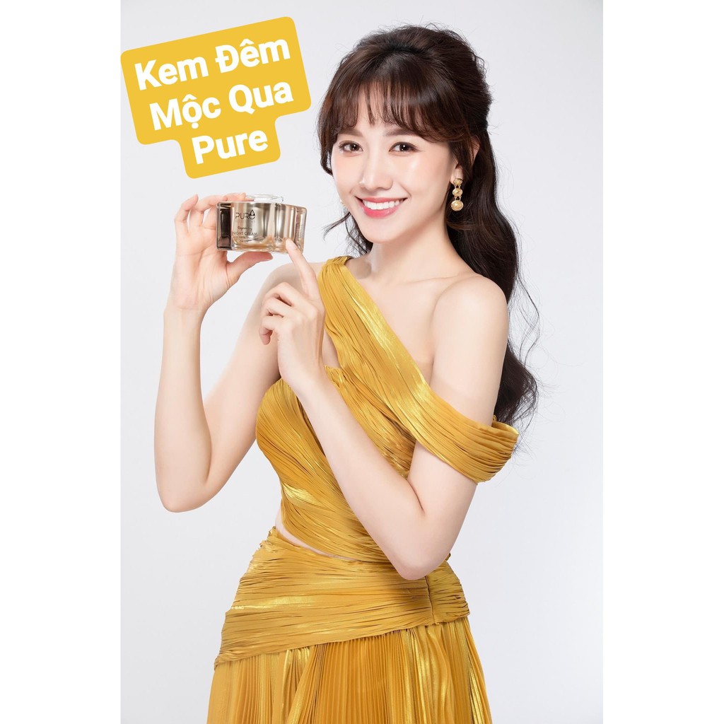 Bộ Kem dưỡng ngày và đêm Pure - Hàn Quốc mẫu mới 2022 - Pure Night Cream và Pure Day Cream của Hari Won và Ngọc Trinh