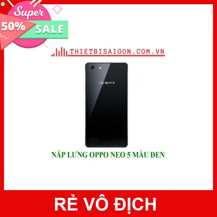 NẮP LƯNG OPPO NEO 5 MÀU ĐEN