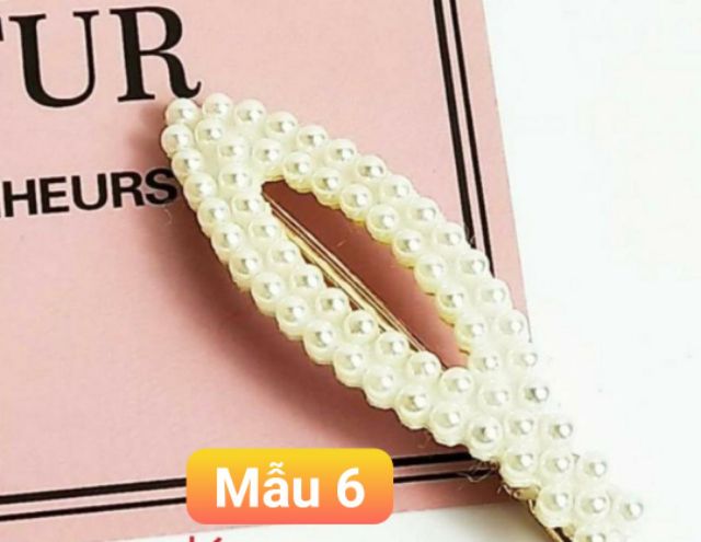Kẹp tóc mạ vàng rất nhiều kiểu. Kẹp tóc nữ thời trang mới. Kẹp tóc hạt châu