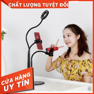 Bộ dụng cụ hỗ trợ Live Stream chuyên nghiệp có đèn - Mã 3 tác dụng - Hỗ trợ bán quần áo thời trang - Hát Karaoke