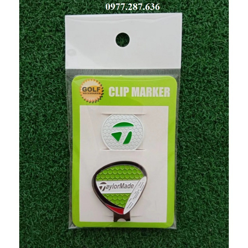 Mác bóng golf clip marker đánh dấu vị trí bóng kẹp nam châm loại đẹp shop GOLF PRO MB008