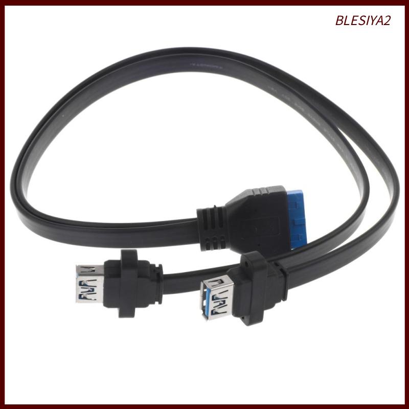 Cáp ChuyểN ĐổI Bo MạCh Chủ 2 CổNg USB 3.0 Sang ĐầU CắM 20Pin