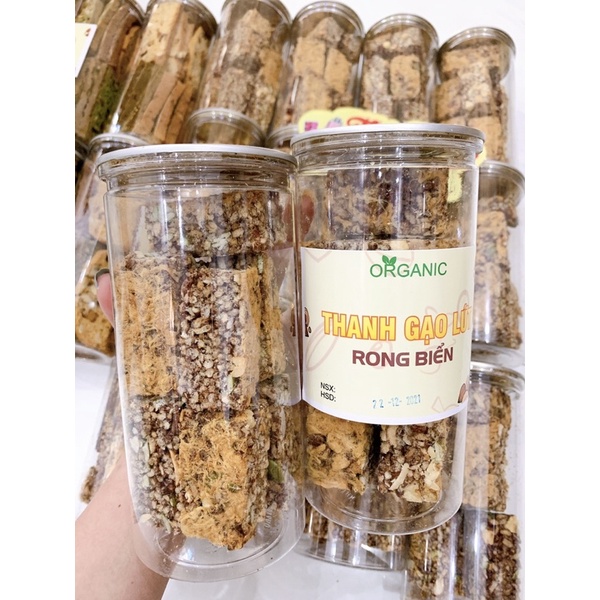 THANH GẠO LỨC CHÀ BÔNG HŨ 250gr MIX HẠT SIÊU NGON