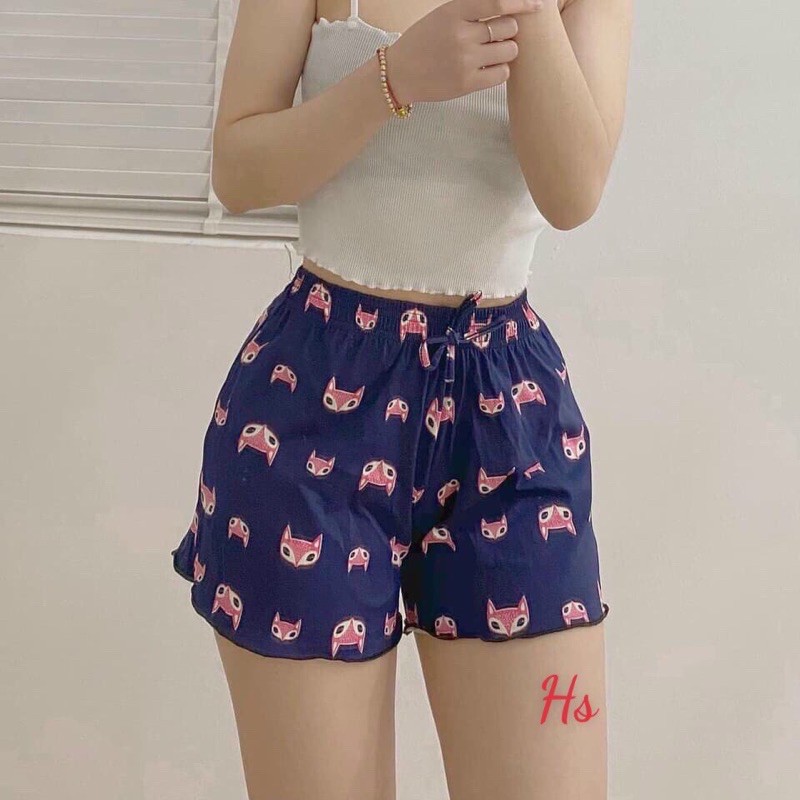 Quần sooc ngủ chất liệu cotton siêu thoáng mát | BigBuy360 - bigbuy360.vn