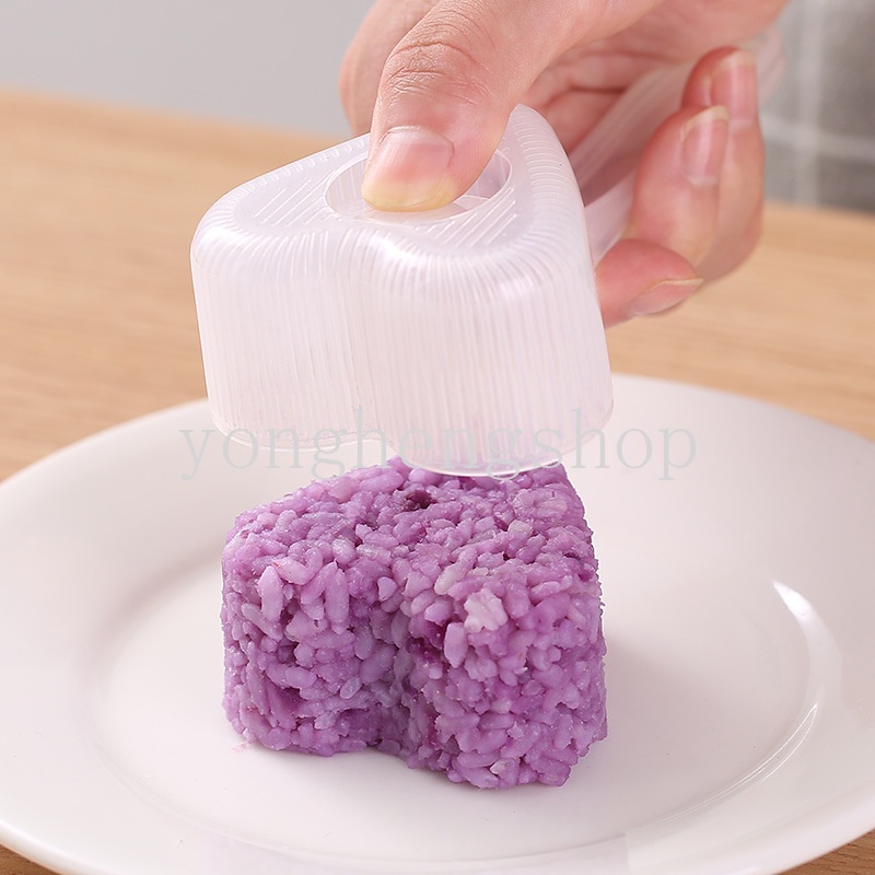 Set 2 Khuôn Làm Cơm Nắm Hình Hoa Mận Chống Dính Tiện Dụng
