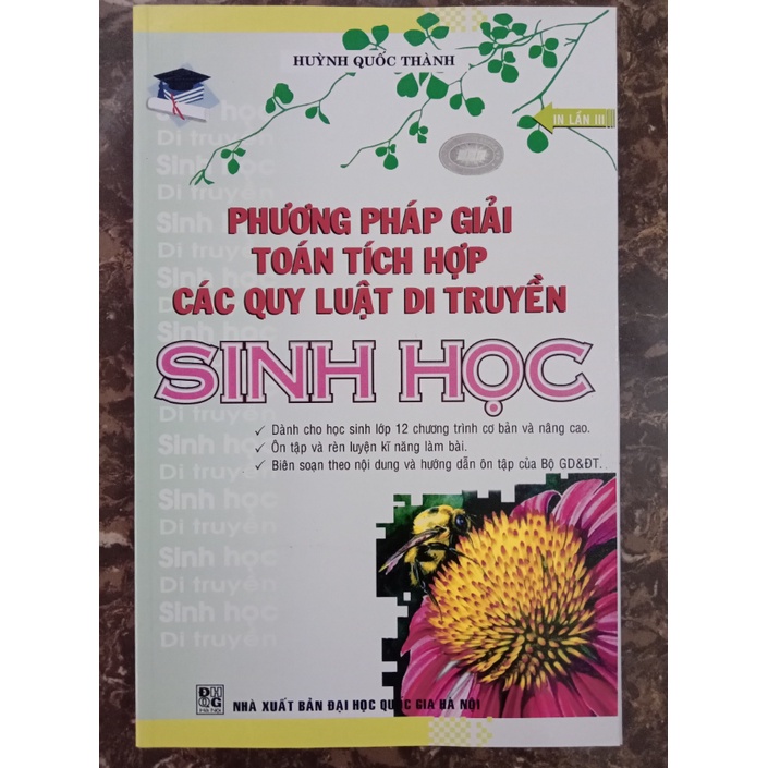 Sách Phương Pháp Giải Toán Tích Hợp Các Quy Luật Di Truyền Sinh Học