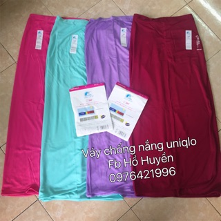 Combo áo + váy chống nắng uniqlo